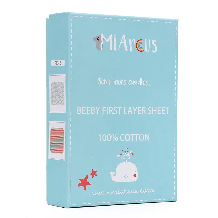 Beeby First layer sheet- Cuddle-2 (Pack of 2)-Swaddle Wrap-10