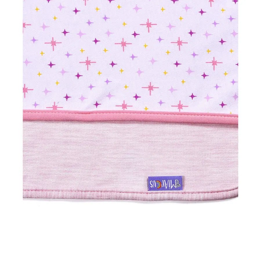 Beeby Interlock First Layer Sheet - Unicorn ( Pack of 2) Swaddle Wrap 3