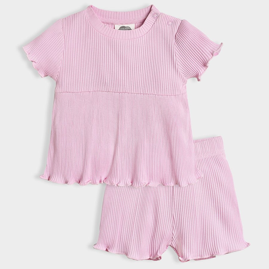 Bloom Top & Shorts Pink Slumber Set Clothing Set 4