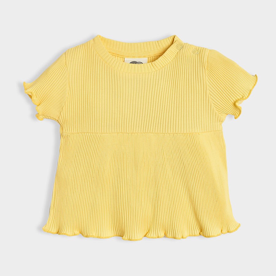 Bloom Top & Shorts Yellow Slumber Set Clothing Set 2