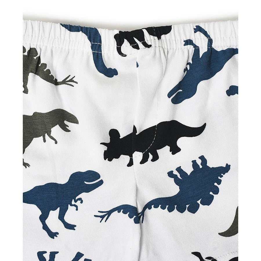 Boys Dino Print Shorts and Vest Set Clothing Set 10
