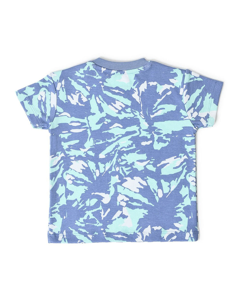 Boys Tie & Dyed T-shirt and Shorts Set-Shorts-3