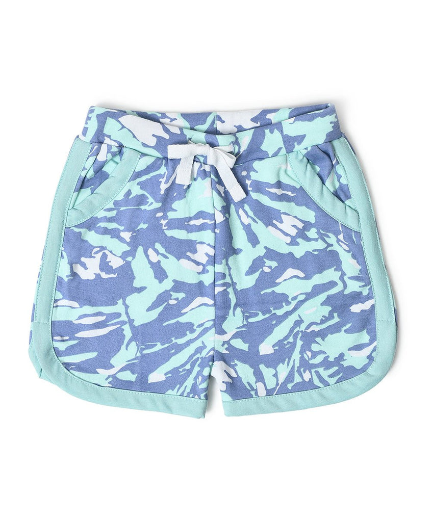 Boys Tie & Dyed T-shirt and Shorts Set-Shorts-5