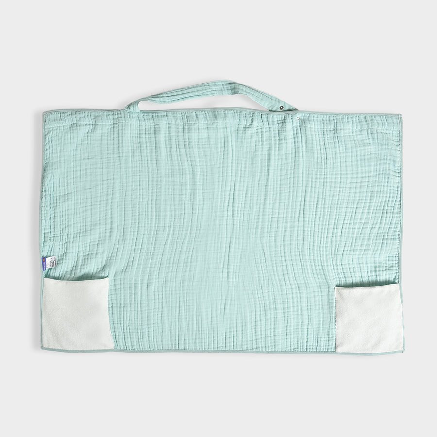 Buddy Solid Woven Nursing Cover Light Green Nursing Cover 3