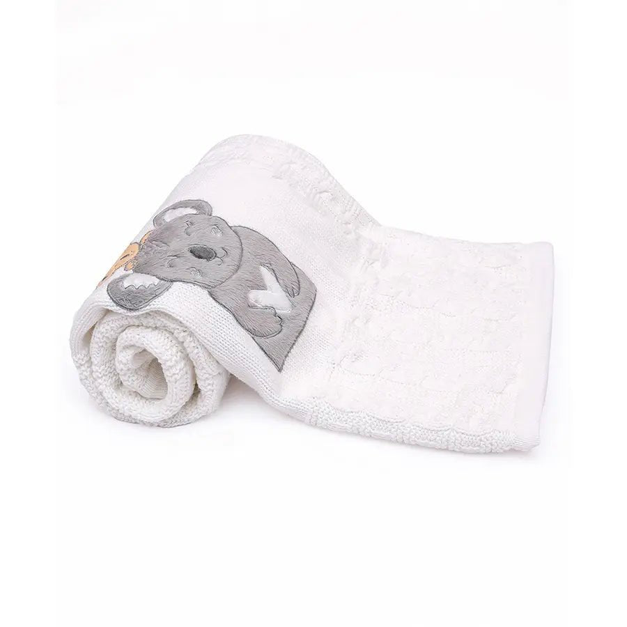 Cable Knit Blanket - Koala-Blanket-1