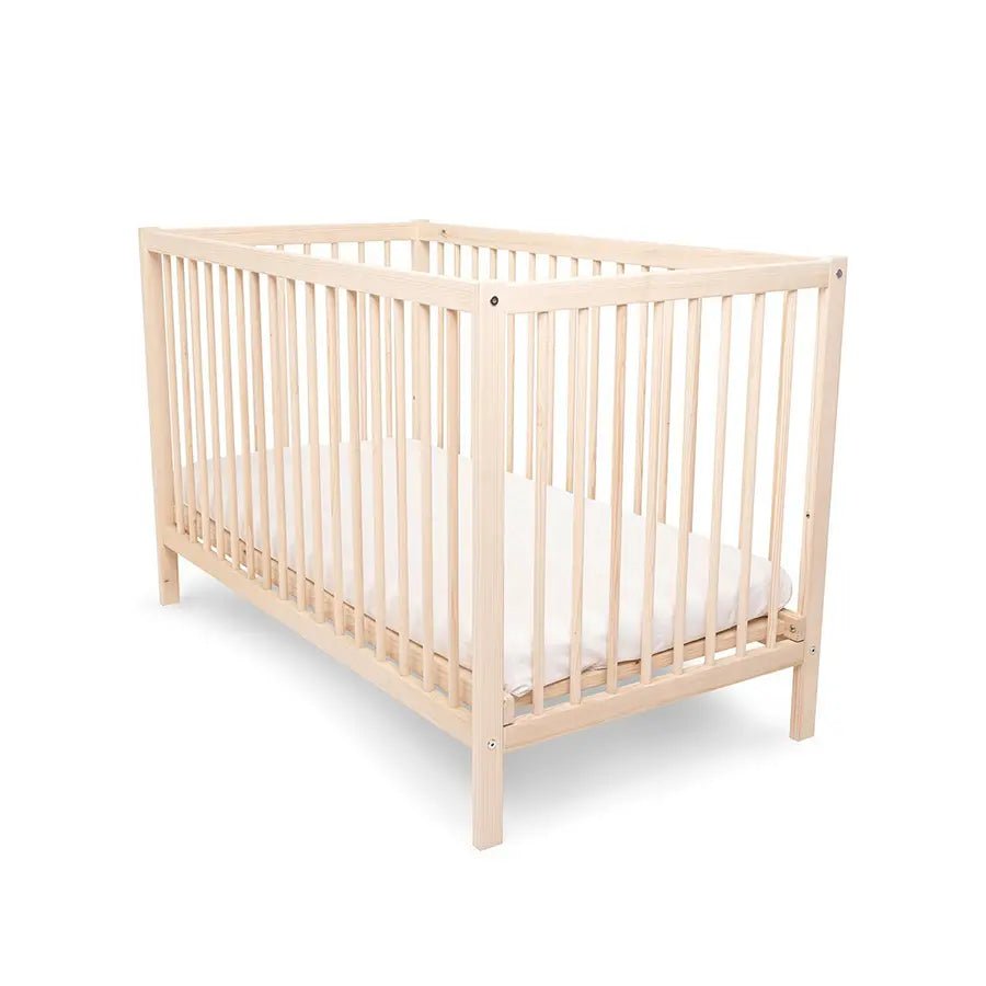 Cuddle 2 Level Crib Natural Wood-Baby Furniture-1
