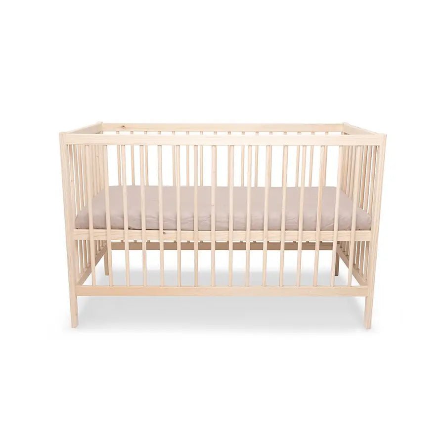 Cuddle 2 Level Crib Natural Wood Baby Furniture 2