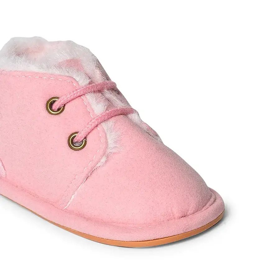 Cuddle Baby Girl Comfy Rabbit Fur Shoes-Shoes-7