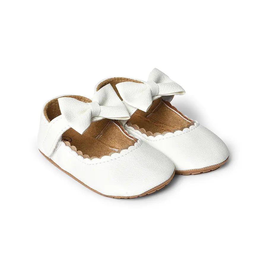 Cuddle Baby Girl Comfy Rexine Ballerina Shoes 1