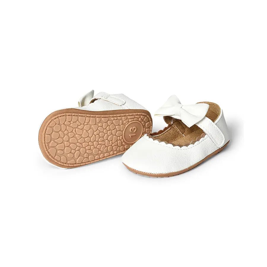 Cuddle Baby Girl Comfy Rexine Ballerina Shoes 3