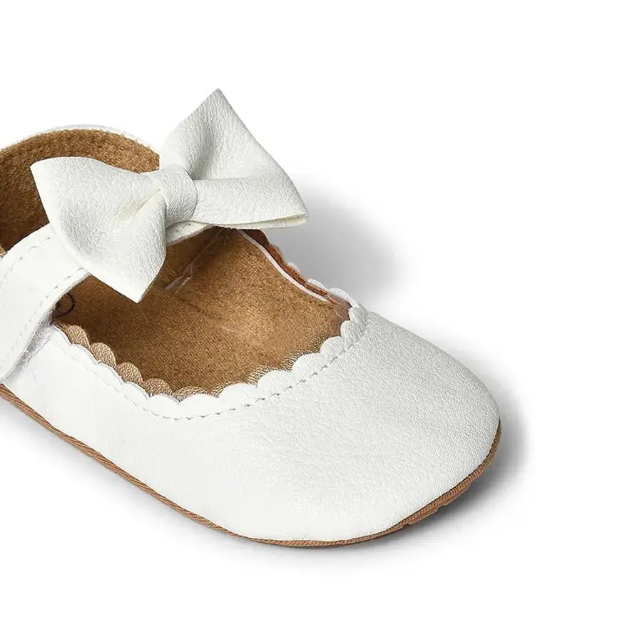 Cuddle Baby Girl Comfy Rexine Ballerina Shoes 6