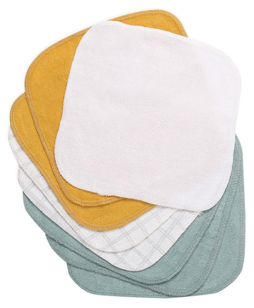 Cuddle Care Terry Wash Clothes - (Pack of 8)-Wash Cloth-1