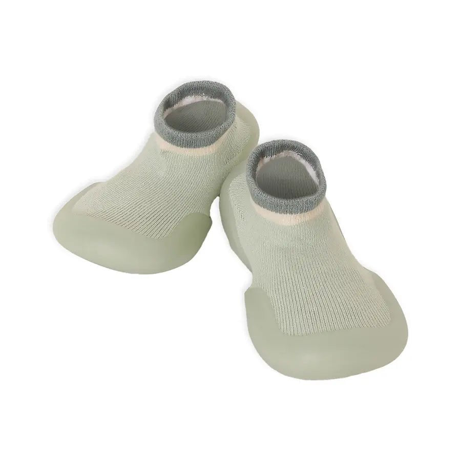 Cuddle Comfy Rib Shoe - Light Green Shoes 1