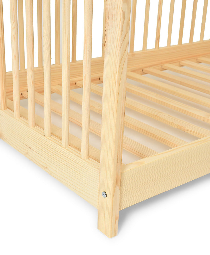 Cuddle Montessori Activity Bed Natural Wood-Baby Furniture-5