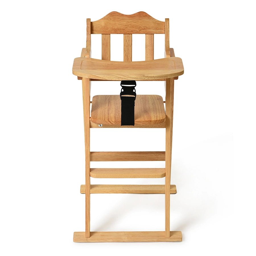 Cuddle Rubber Wood Brown High Chair Baby Furniture 3