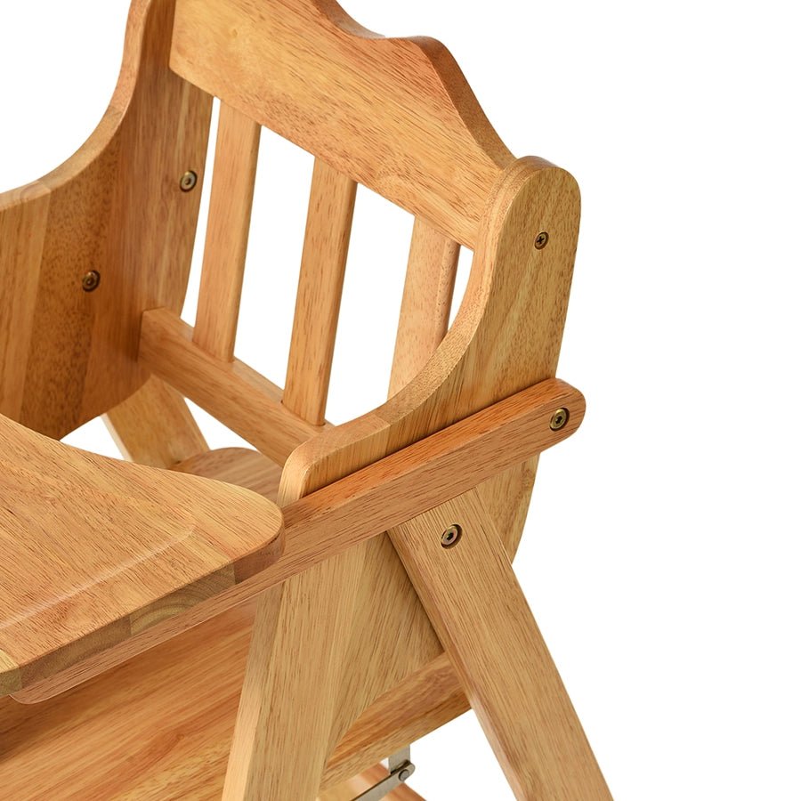 All wood high chair clearance