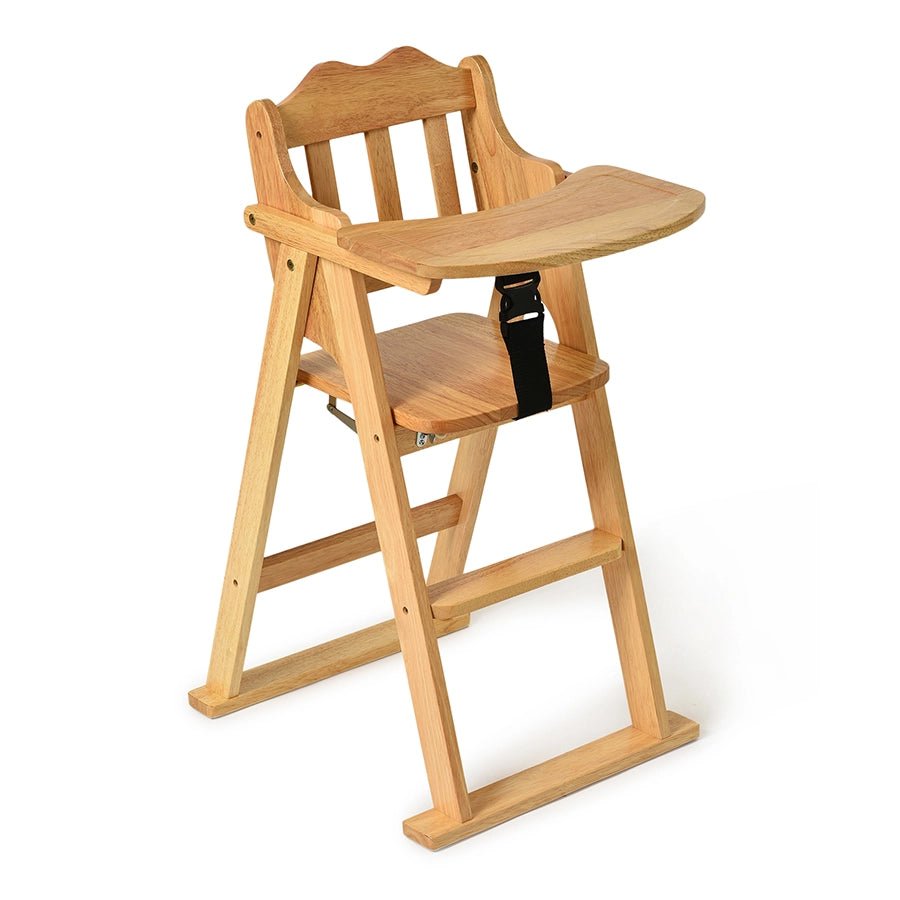 Mi Arcus Cuddle Rubber Wood Brown High Chair Baby Furniture