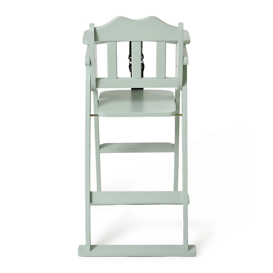 Cuddle Rubber Wood Green High Chair Baby Furniture 6