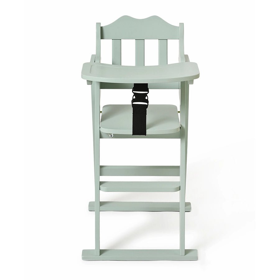 Cuddle Rubber Wood Green High Chair Baby Furniture 5