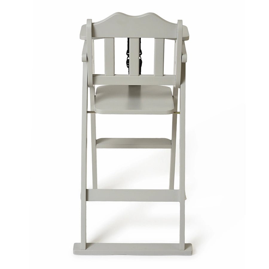 Cuddle Rubber Wood Grey High Chair-Baby Furniture-5