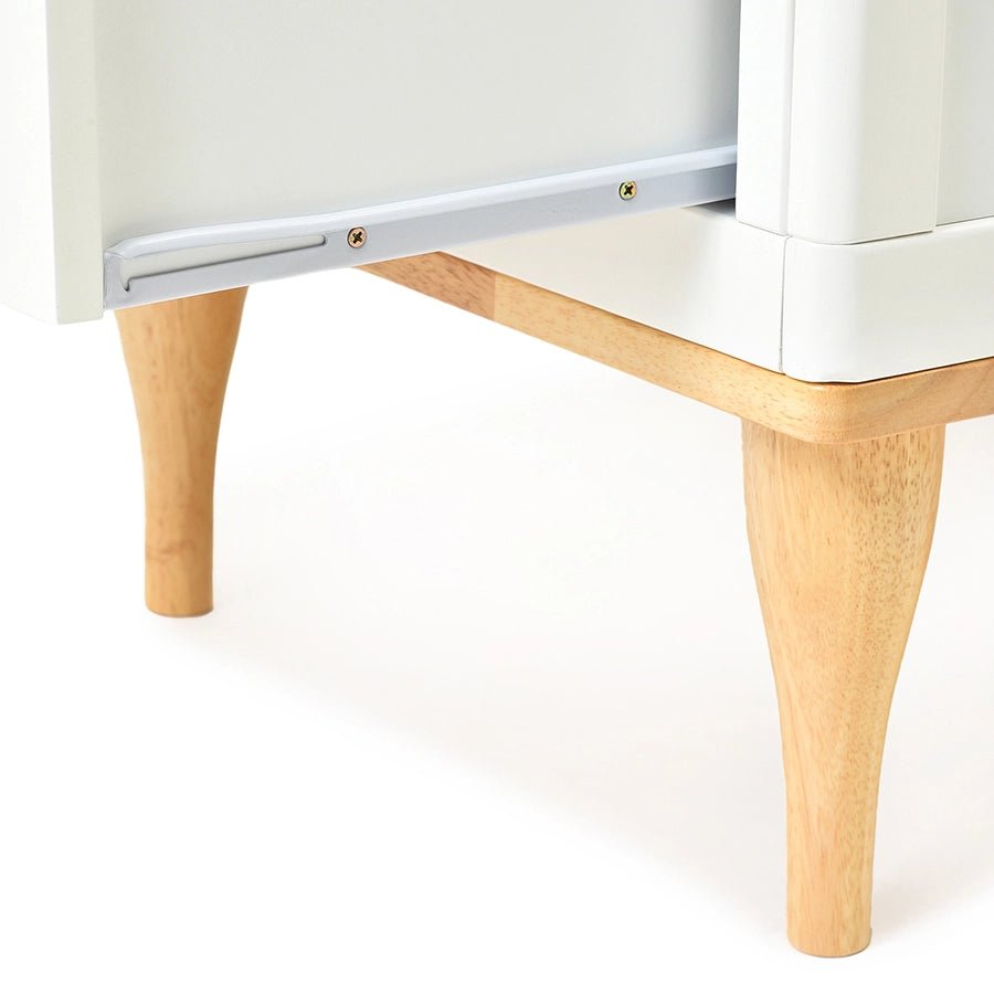 Cuddle Rubber Wood White Changing Table-Baby Furniture-13