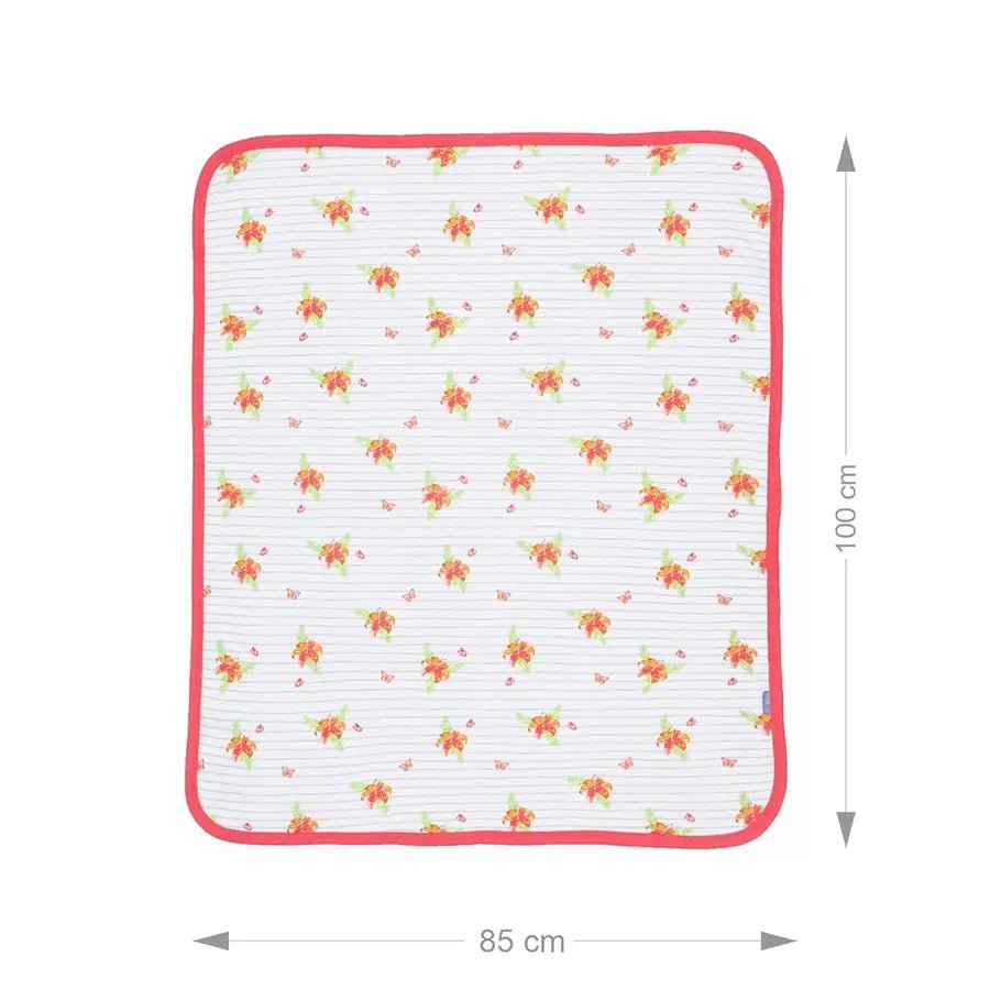 Cuddle's Noah Sherpa Blanket - Flower - Blanket