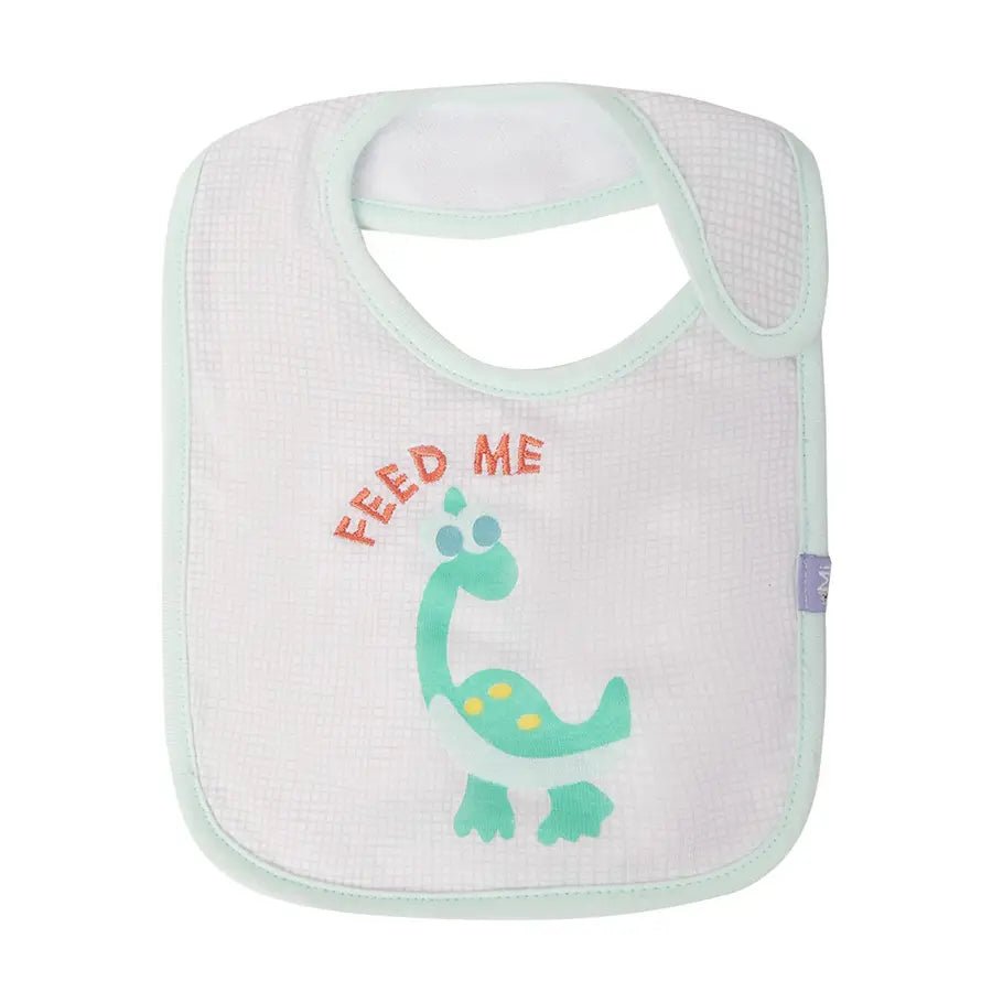Dino Print Baby Boy Toddler Bib (Pack of 3) - Bib