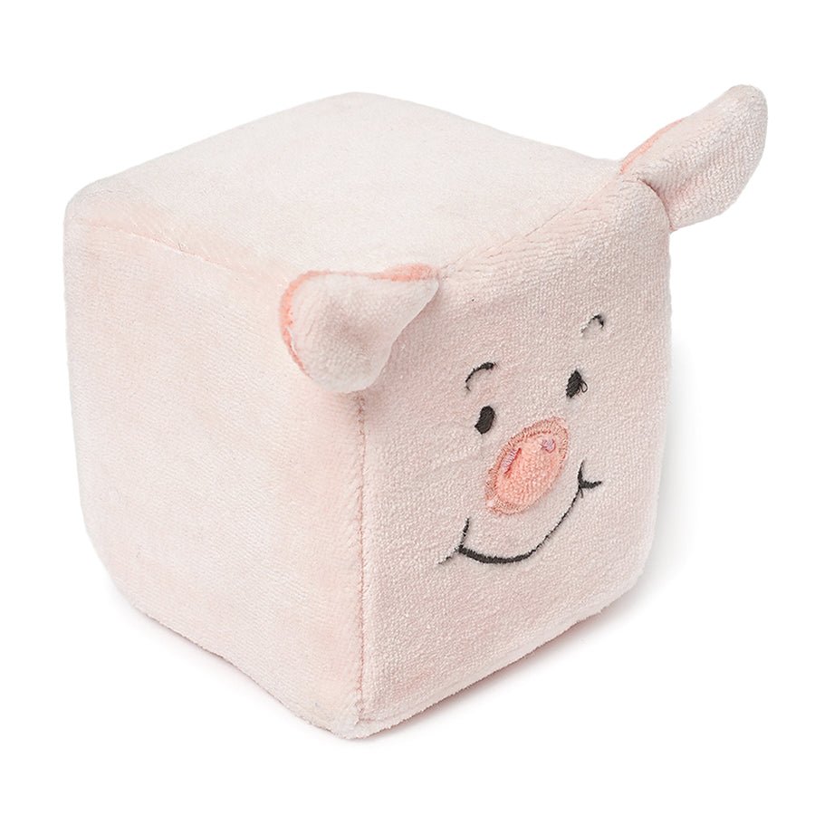 Farm Friends Animal Face Cubes Pack of 4 Soft Toys 3