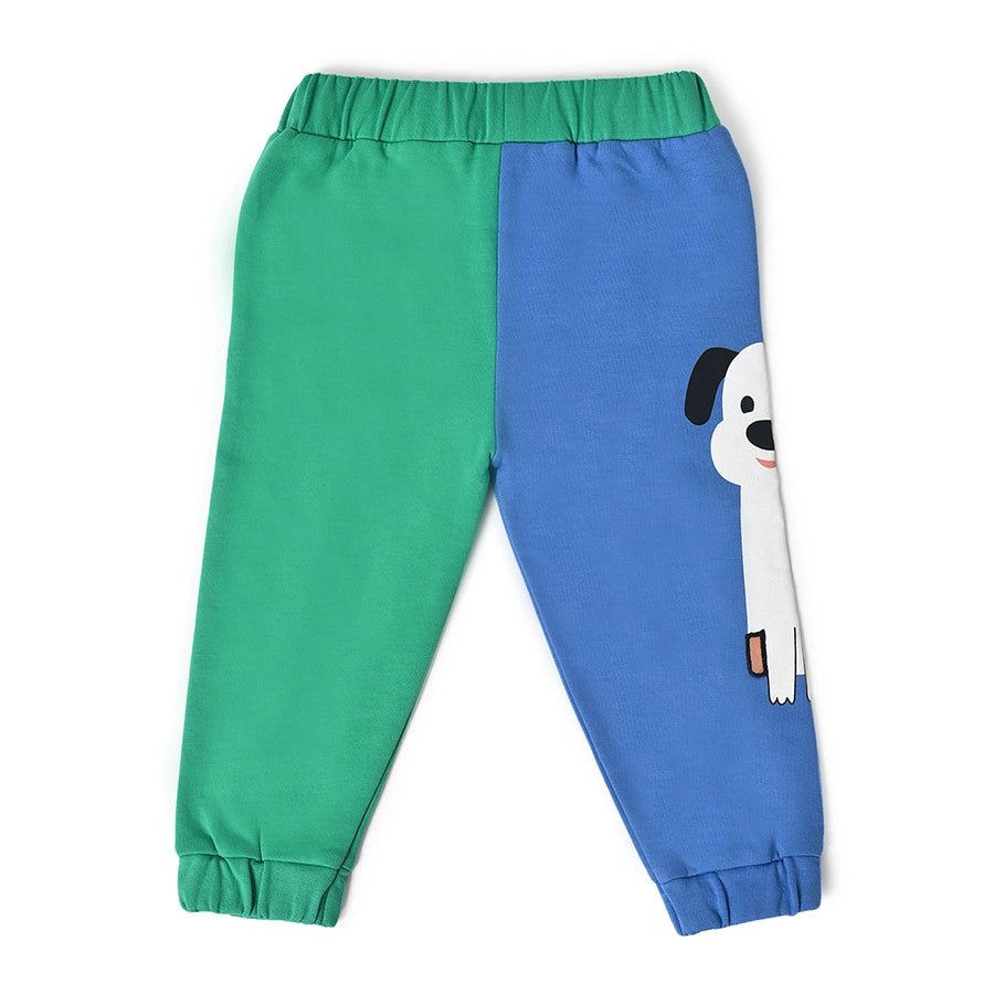 Farm Friends Blue Color Block Sweatshirt & Pajama Set Clothing Set 9