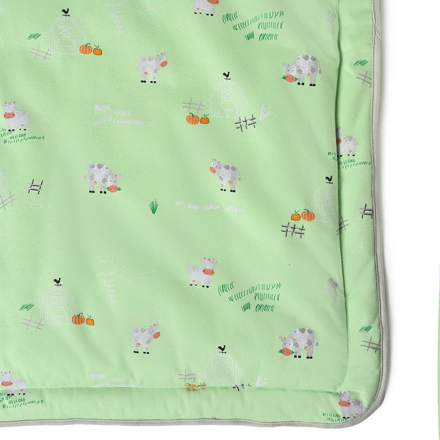 Farm Friends Green Mattress Set (Pack Of 4)-Mattress Set-4