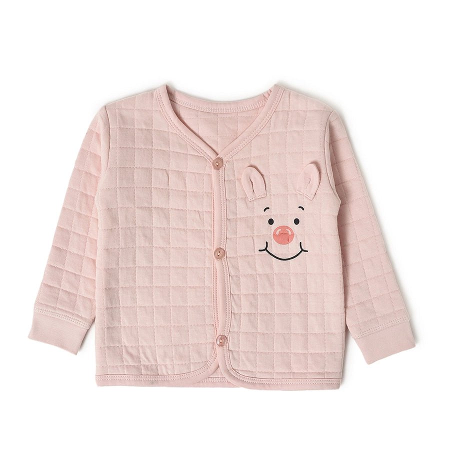 Farm Friends Pink Top with Pyjama Quilted Set Qulited Set 2