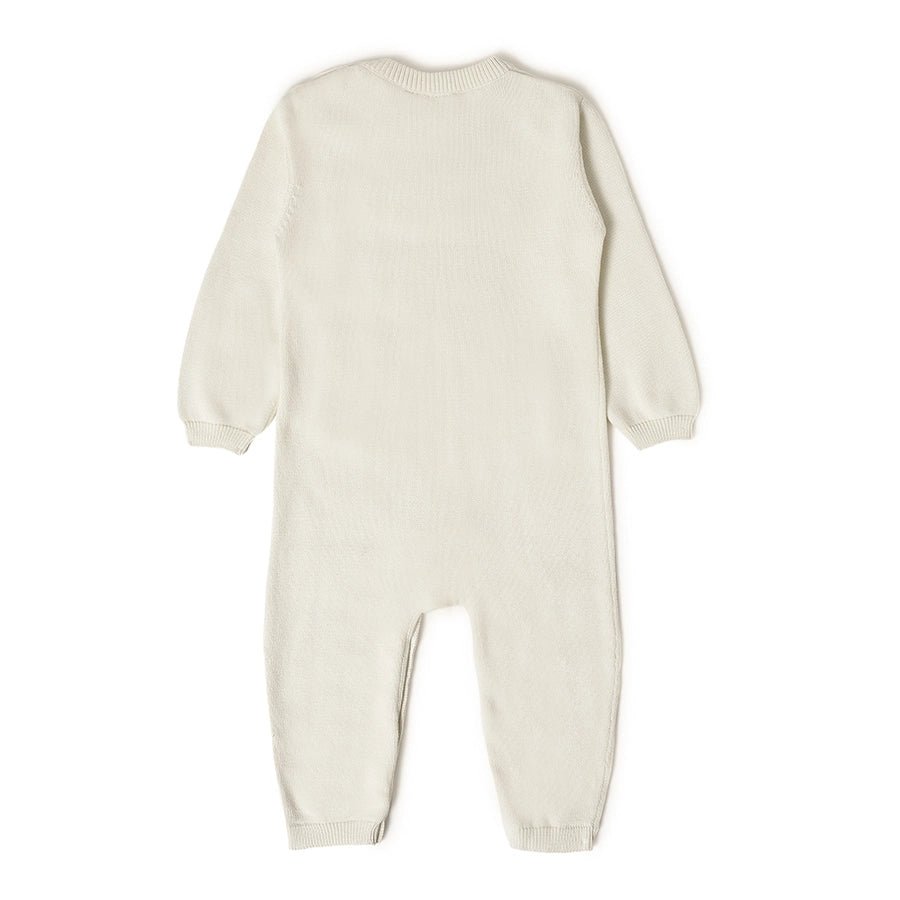 Farm Friends Tractor Overall Knitted Bodysuit-Bodysuit-2