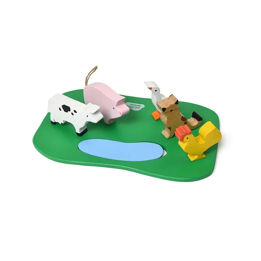 Farm Wooden Animals Set Activity Toy 2