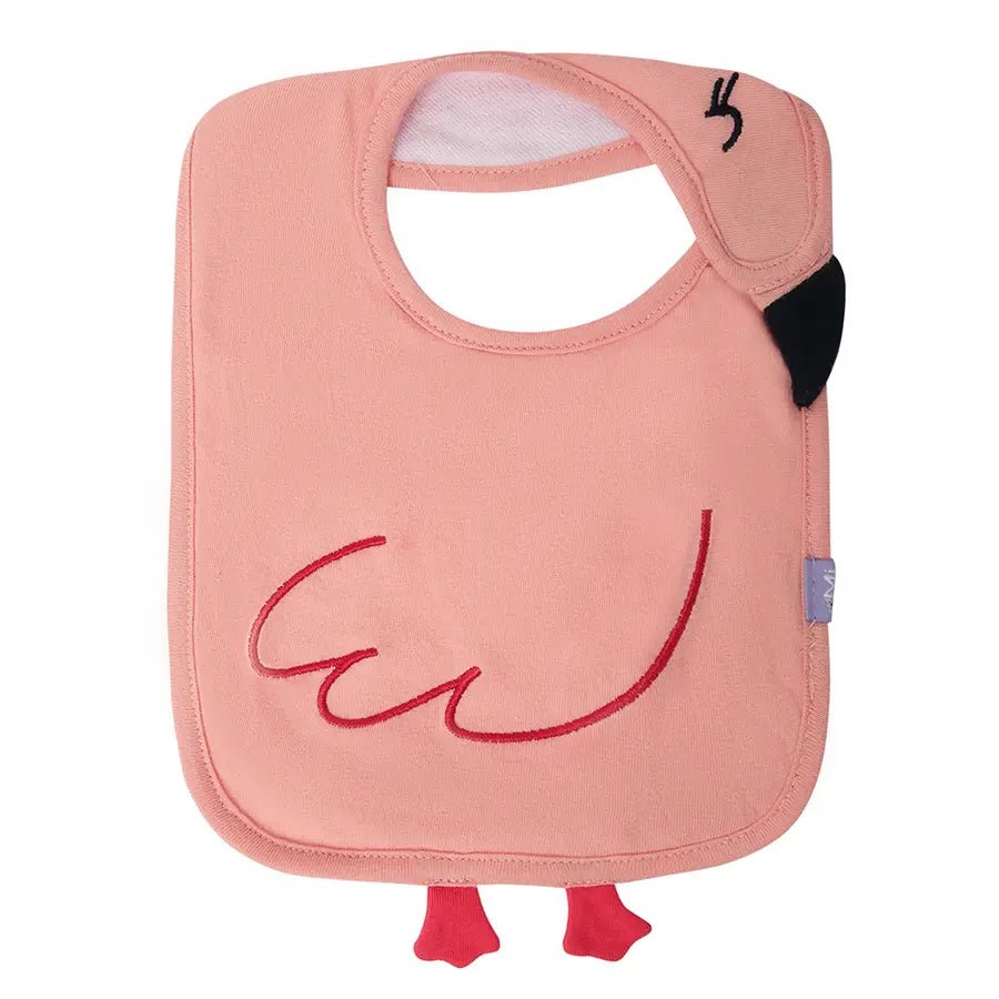 Flamingo Print Baby Girl Toddler Bib (Pack of 3) - Bib