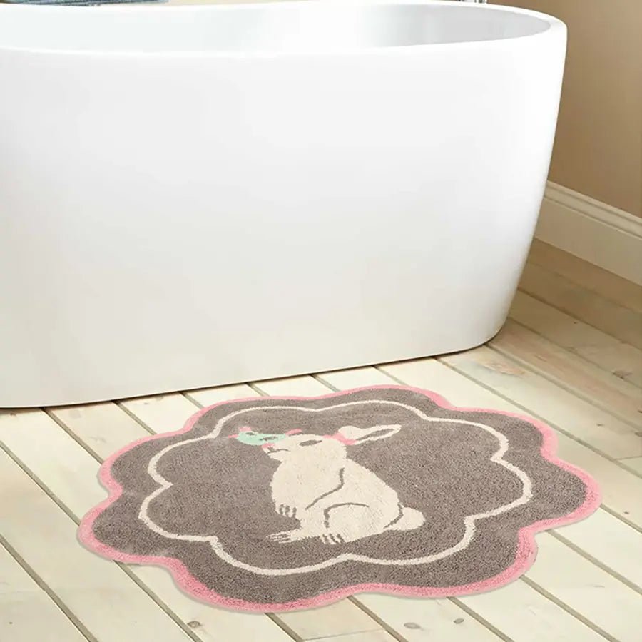 Flower Design Bath Mat - Bath Mat