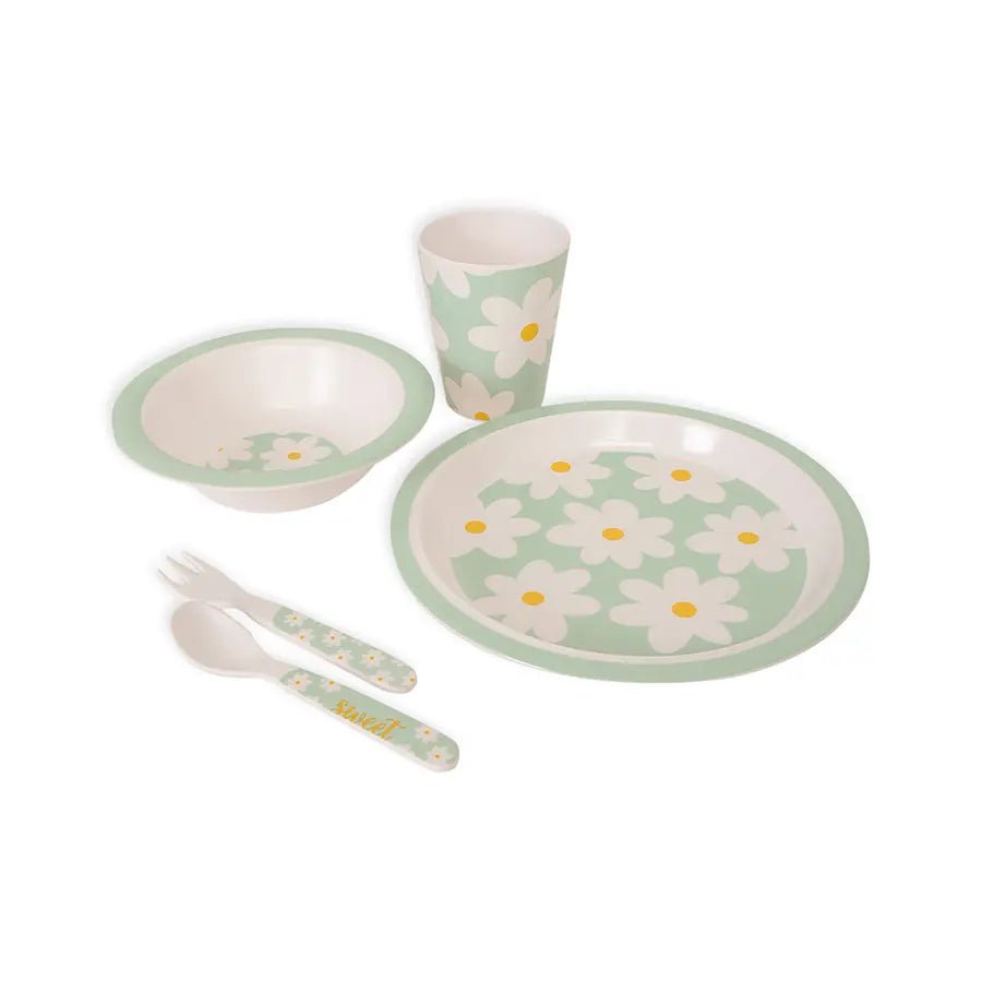 Flower Melamine Dinnerware Set ( Pack of 5) - Dinnerware Set
