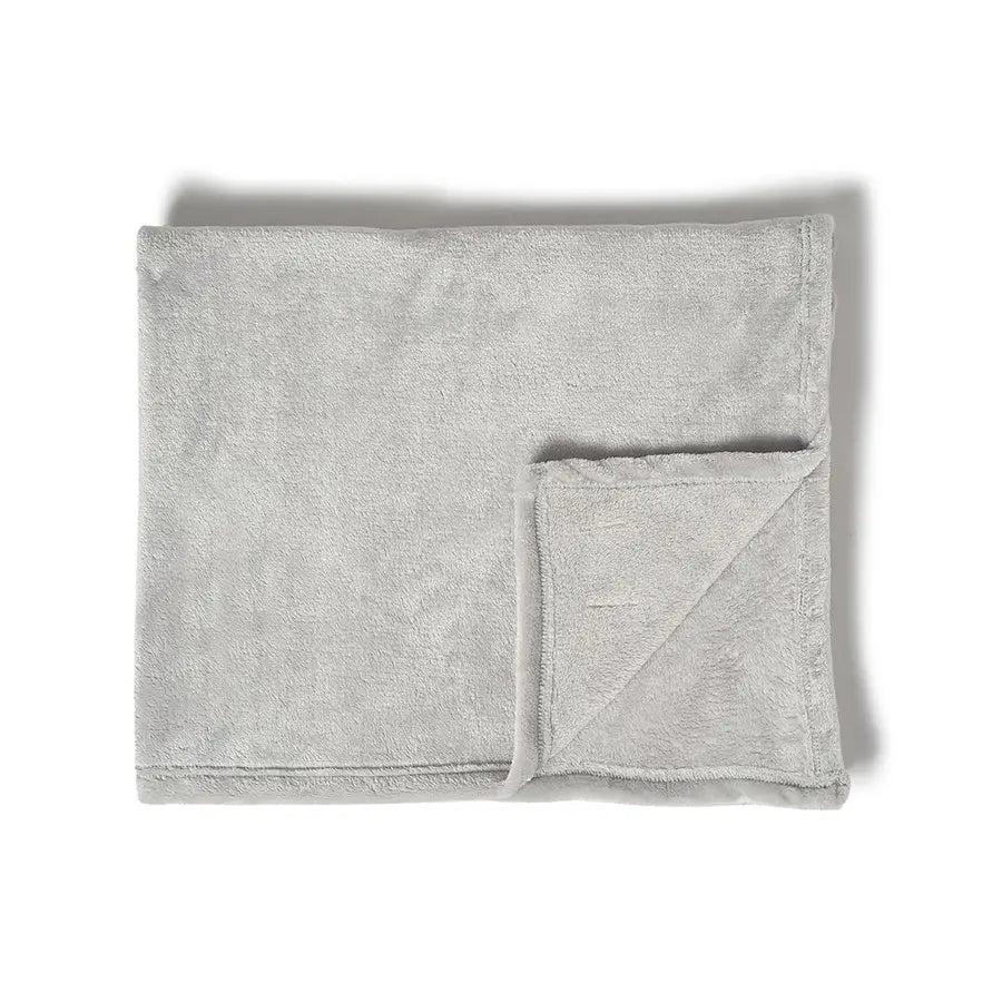 Flurry Knitted Blanket - Grey - Blanket