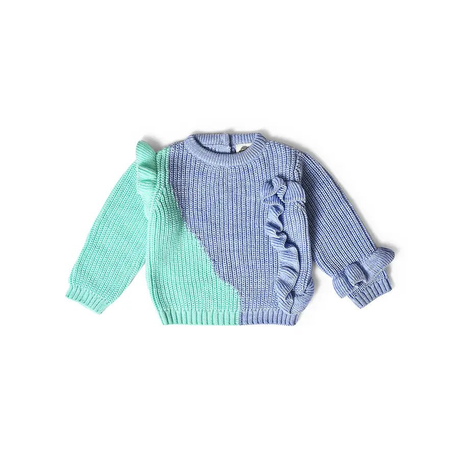 Frosty'z Chunky Knitted Girls Sweater Sweater 1