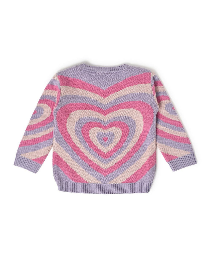 Frosty'z Hearts Knitted Jumper Sweater 3