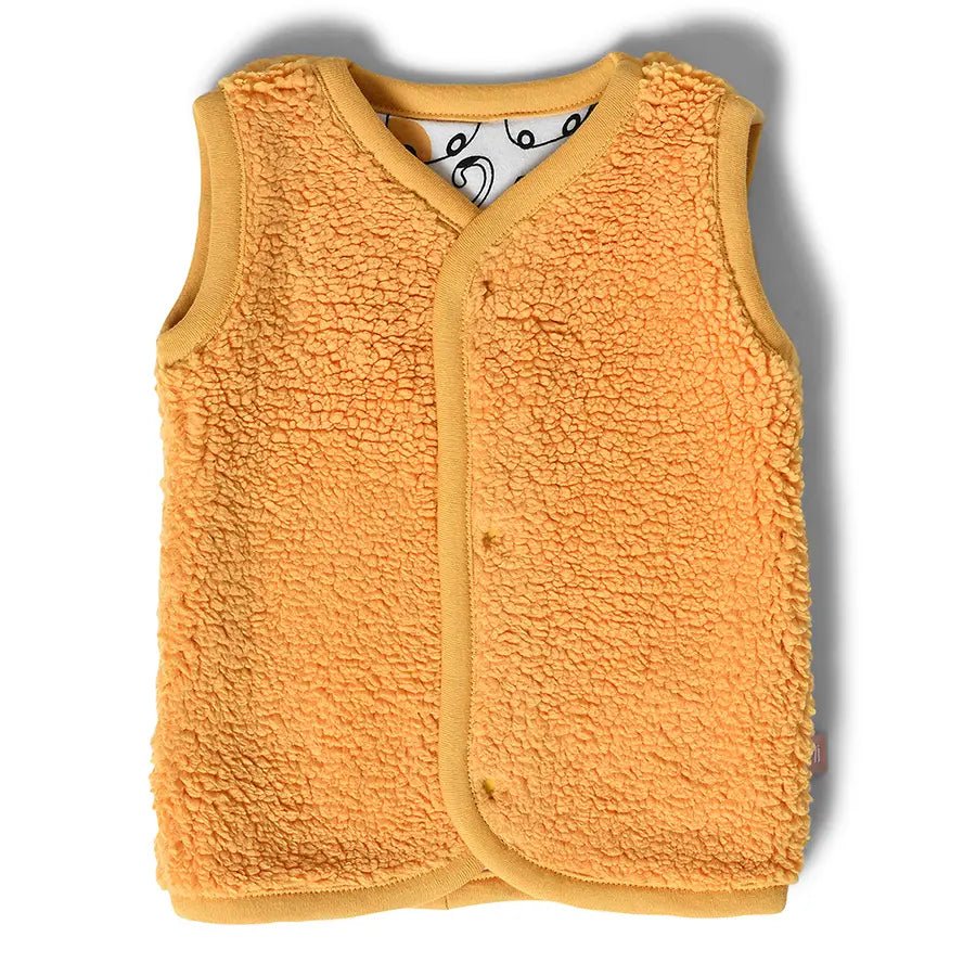 Frosty'z Unisex Wheat Knitted Reversible Sleeveless Jacket - Jacket