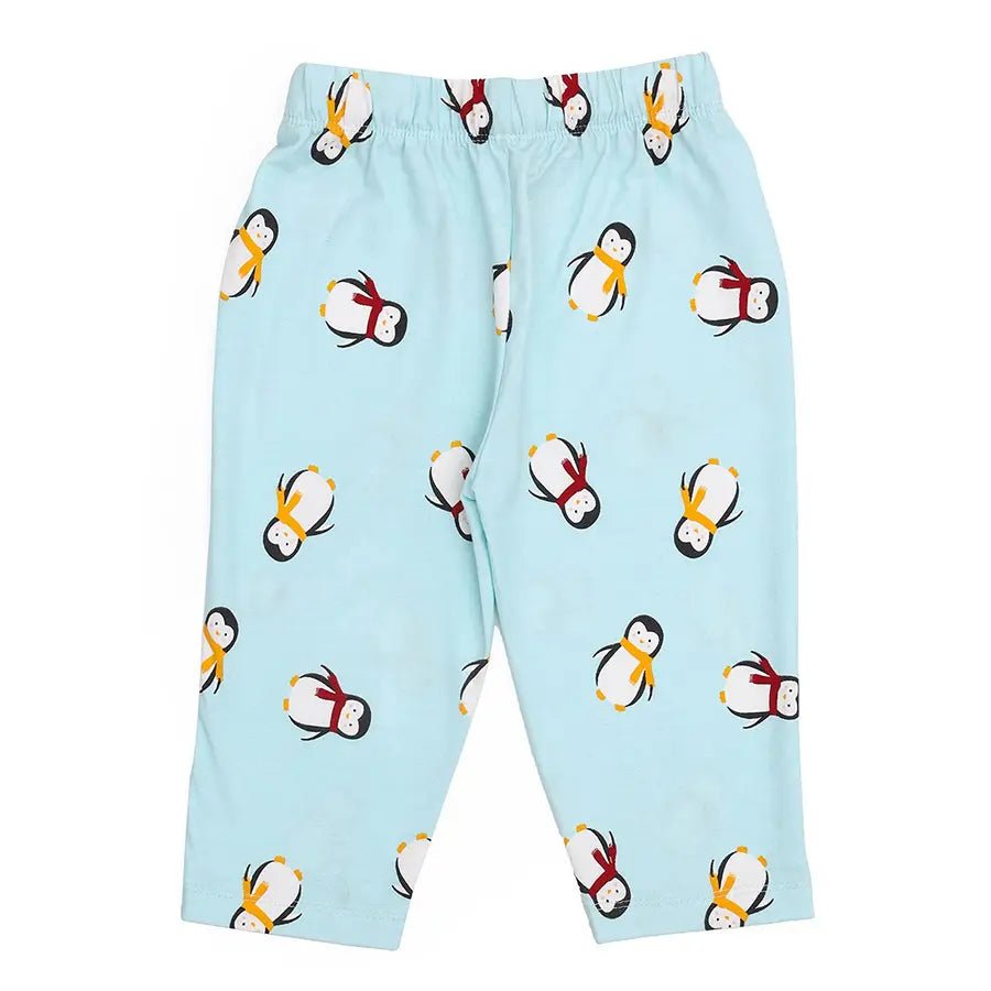 Fun Days Unisex Penguin Slumber Set (Full Sleeve Tee-Pyjama) Slumber Set 6