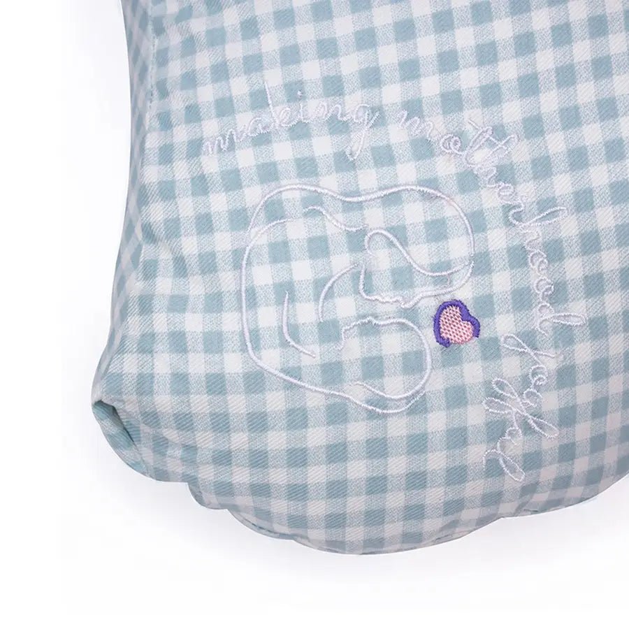 Gingham Burpy Feeding Pillow Feeding Pillow 5