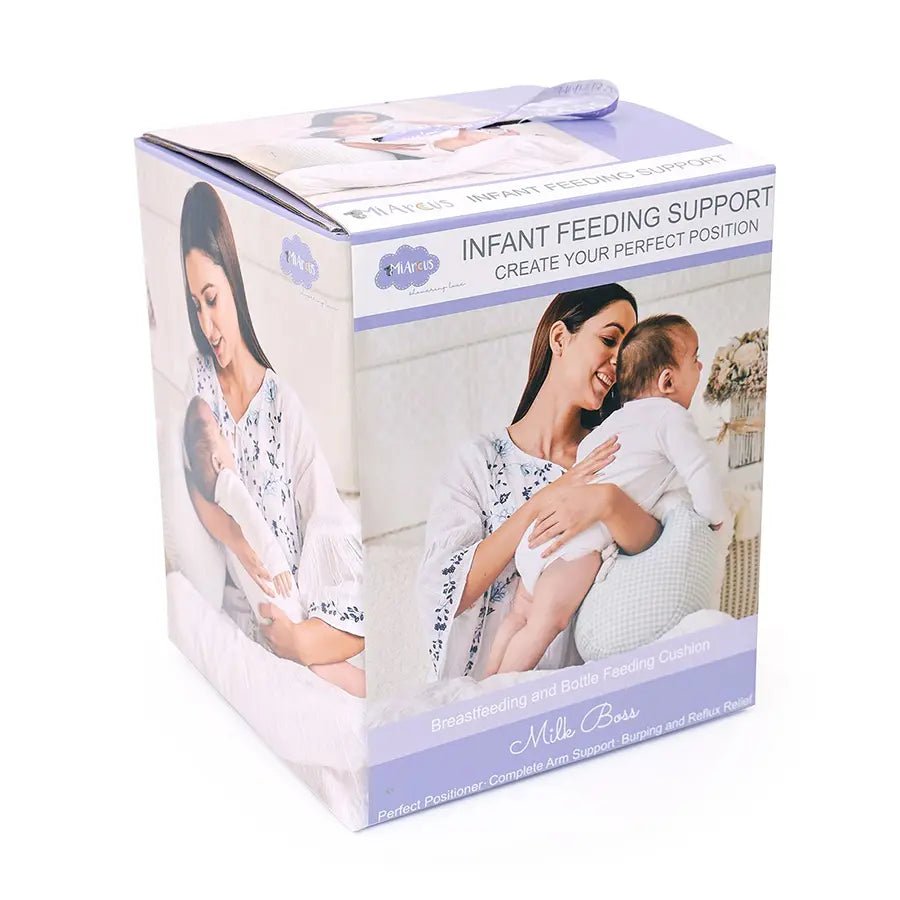 Mi Arcus Gingham Milk Boss Feeding Support Pillow Feeding Pillow