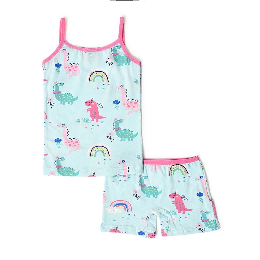 Girls Fossil Shorts and Tank Top Set - Clothing Set
