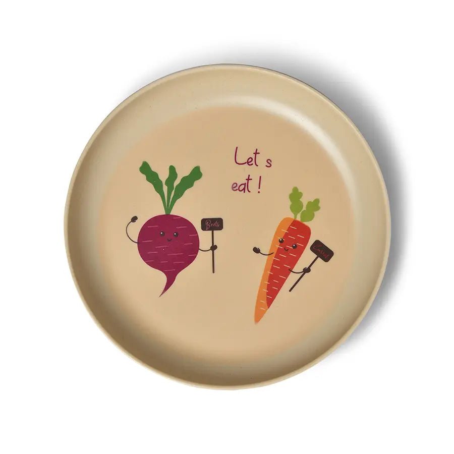 Good Food Bamboo Dinnerware - Veggies Dinner Set 3