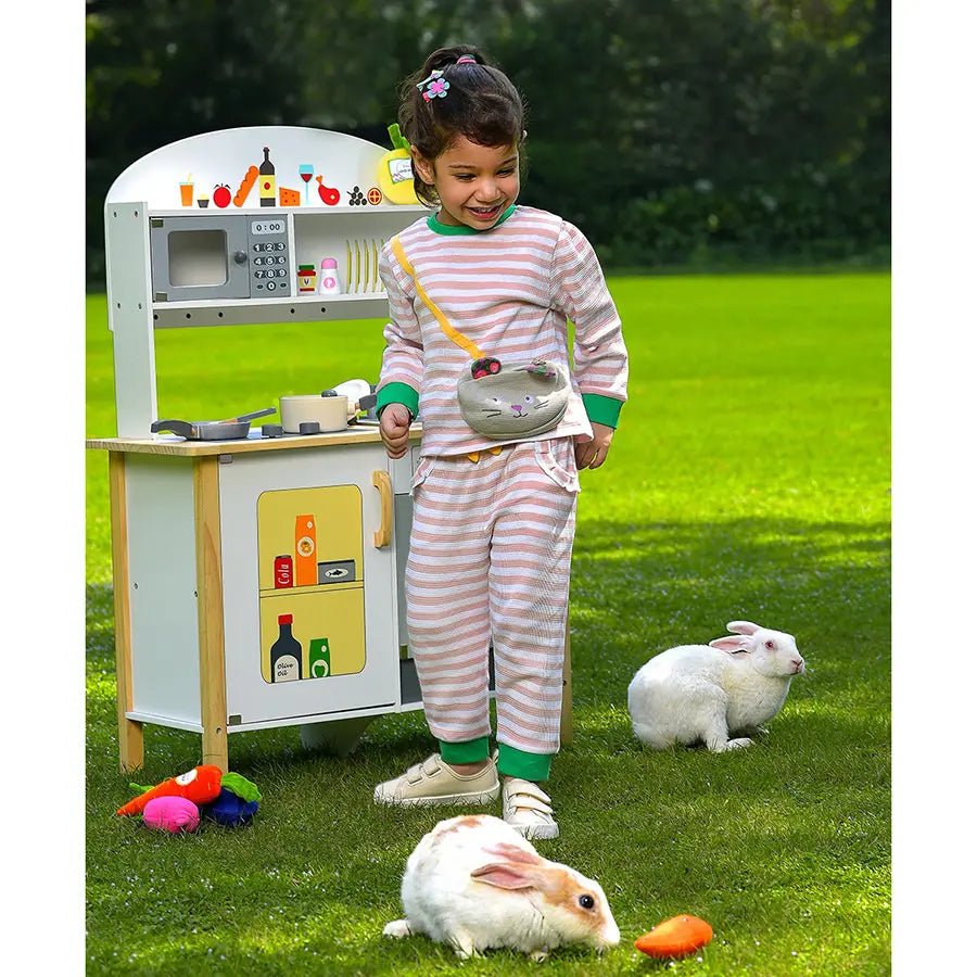 Grow Kind Girl Waffle Knit Jogger Set Clothing Set 1