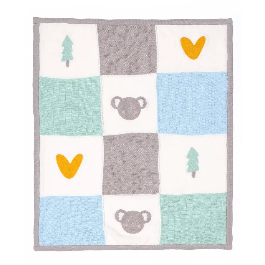 Kiddo Knitted Blanket - Koala Blanket 2