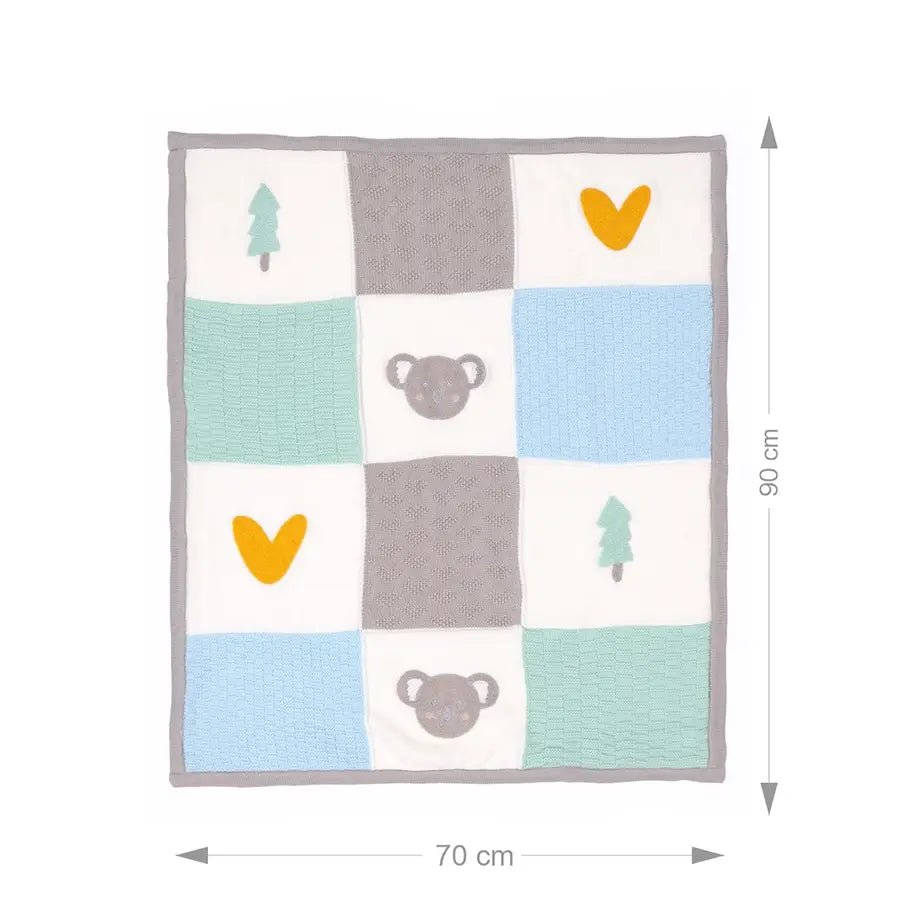 Kiddo Knitted Blanket - Koala Blanket 6