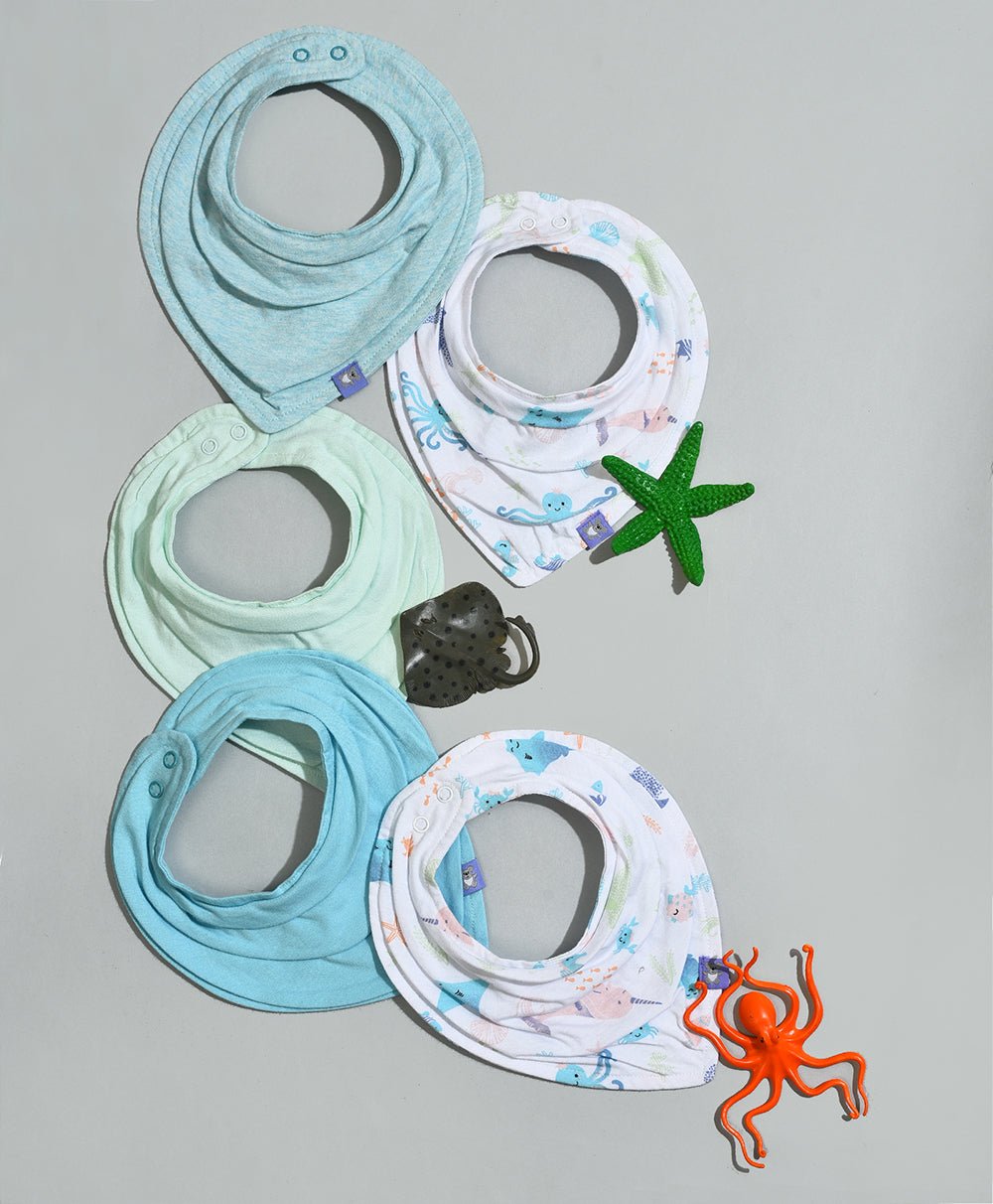 Kids Drool Bib- Pack of 5 Bibs 2