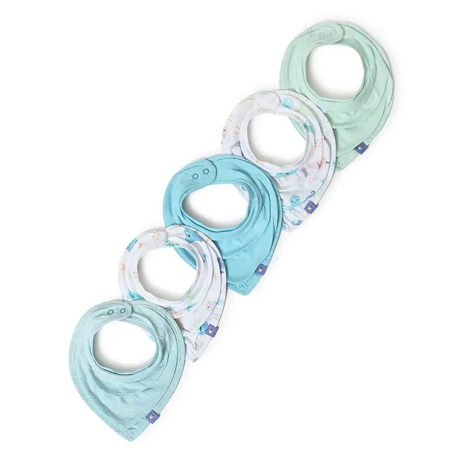 Kids Drool Bib- Pack of 5 Bibs 1